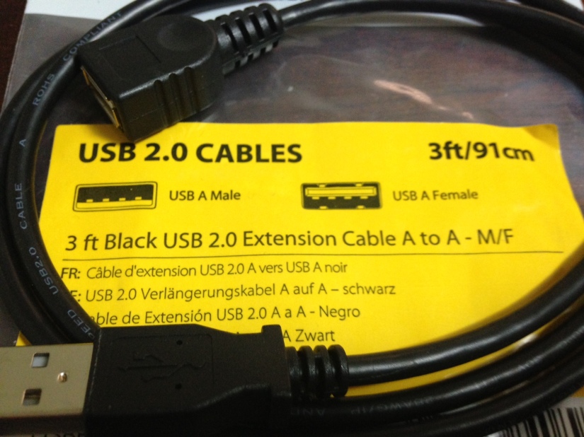 Extension USB cable